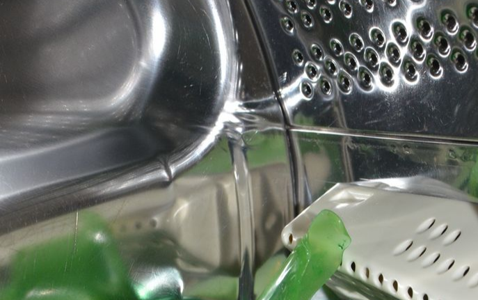 Laundry detergent, or soap can build up if you use too much